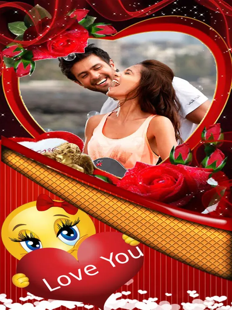 Valentine Photo Collage Frames iPad  스크린샷