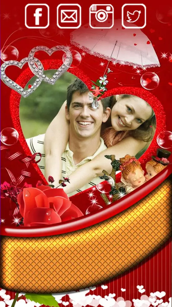 Valentine Photo Collage Frames 스크린샷
