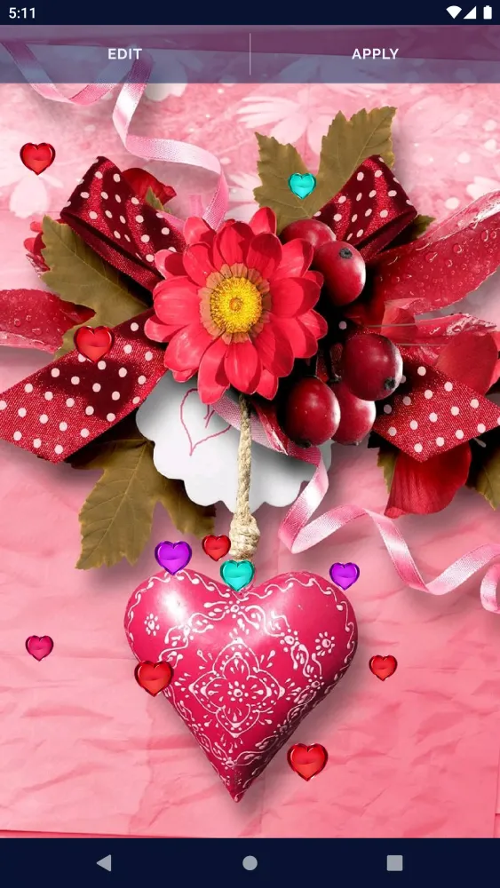 Screenshot di Love You Live Wallpaper