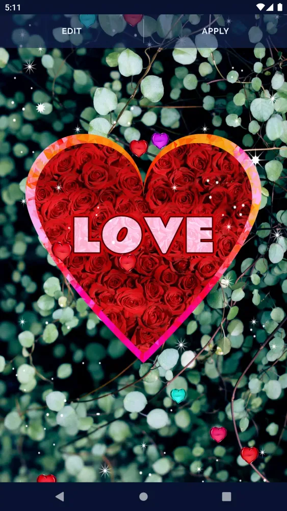 Screenshot di Love You Live Wallpaper