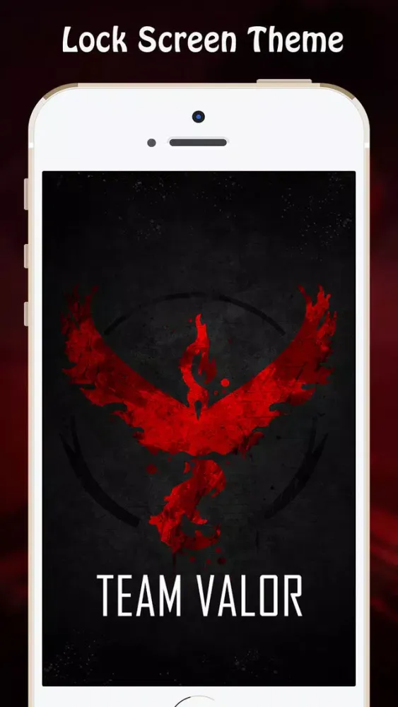 ภาพหน้าจอของ Theme your device for Team Valor