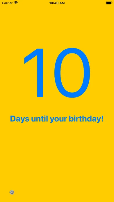 Captures d'écran de My Birthday Simple Countdown