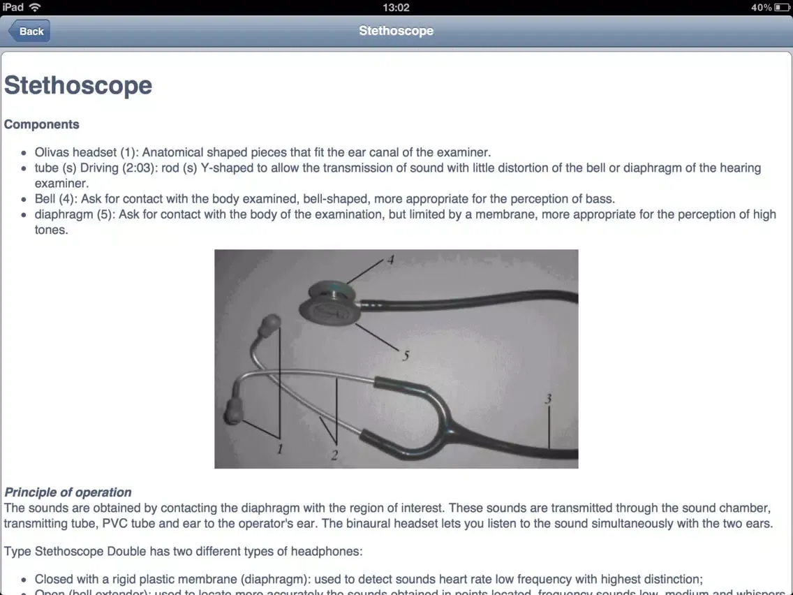 Pulmonary Auscultation iPad  Screenshots