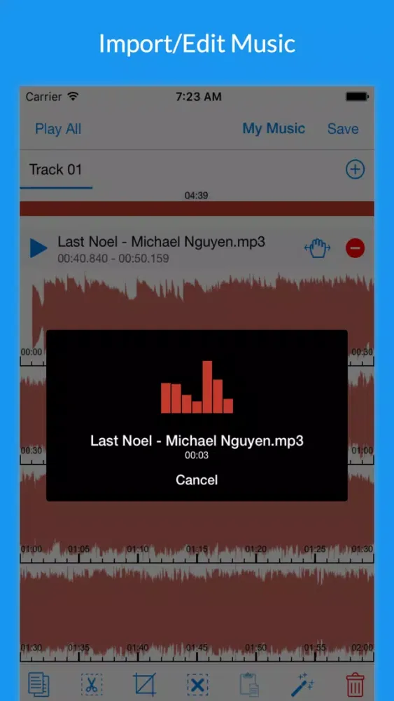 Music Pro Import & Play - MP3 Player for Cloud D/L سکرین شاٹس