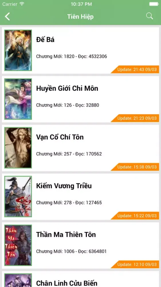 Screenshot di VeChai - Truyện Chữ
