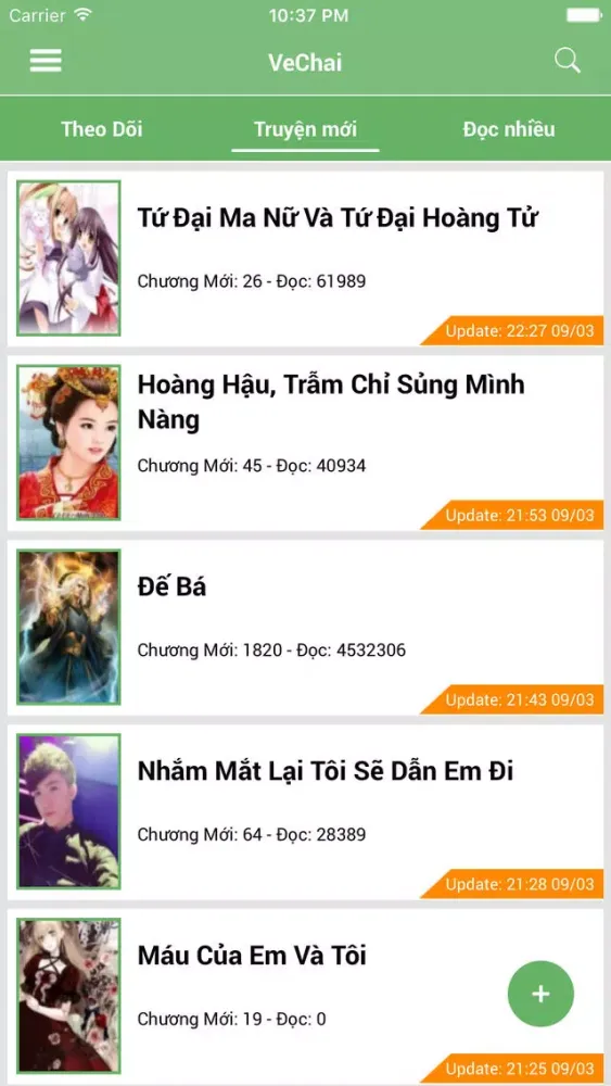 Screenshot di VeChai - Truyện Chữ