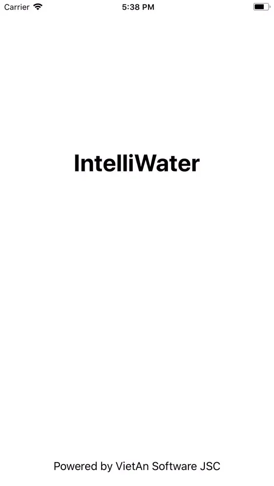 Tangkapan layar IntelliWater