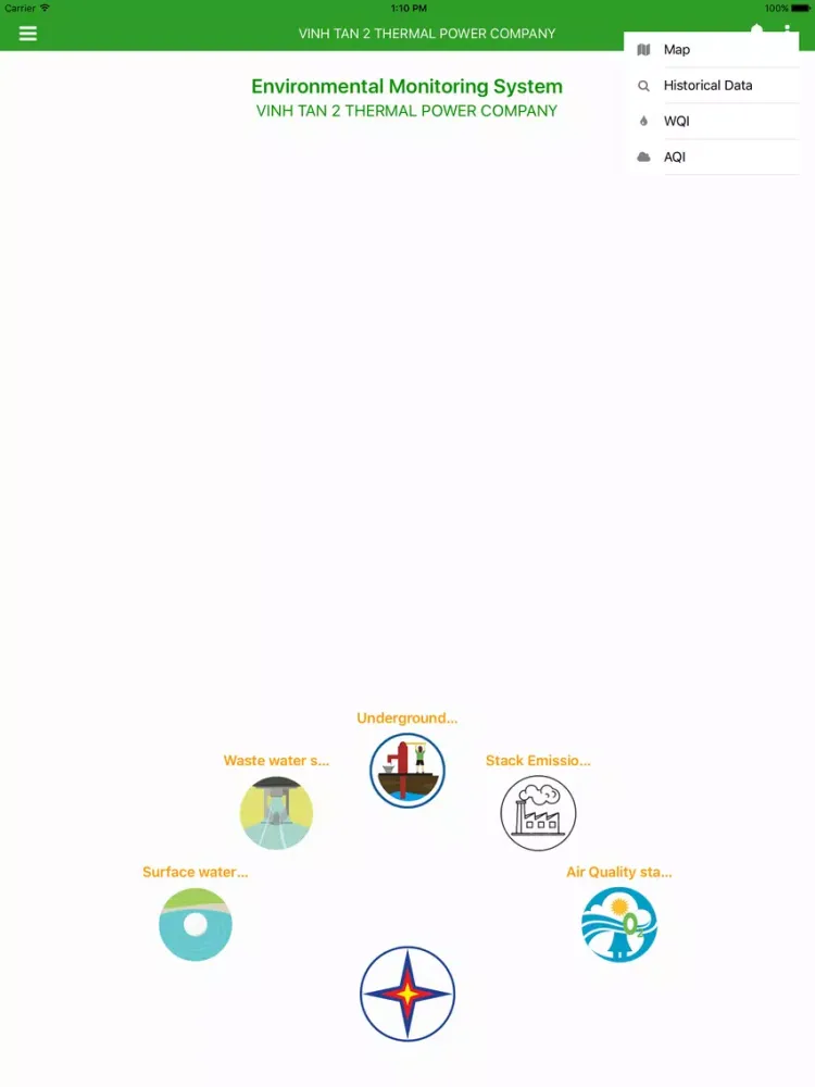 ภาพหน้าจอของ VT2TPC EMS iPad 