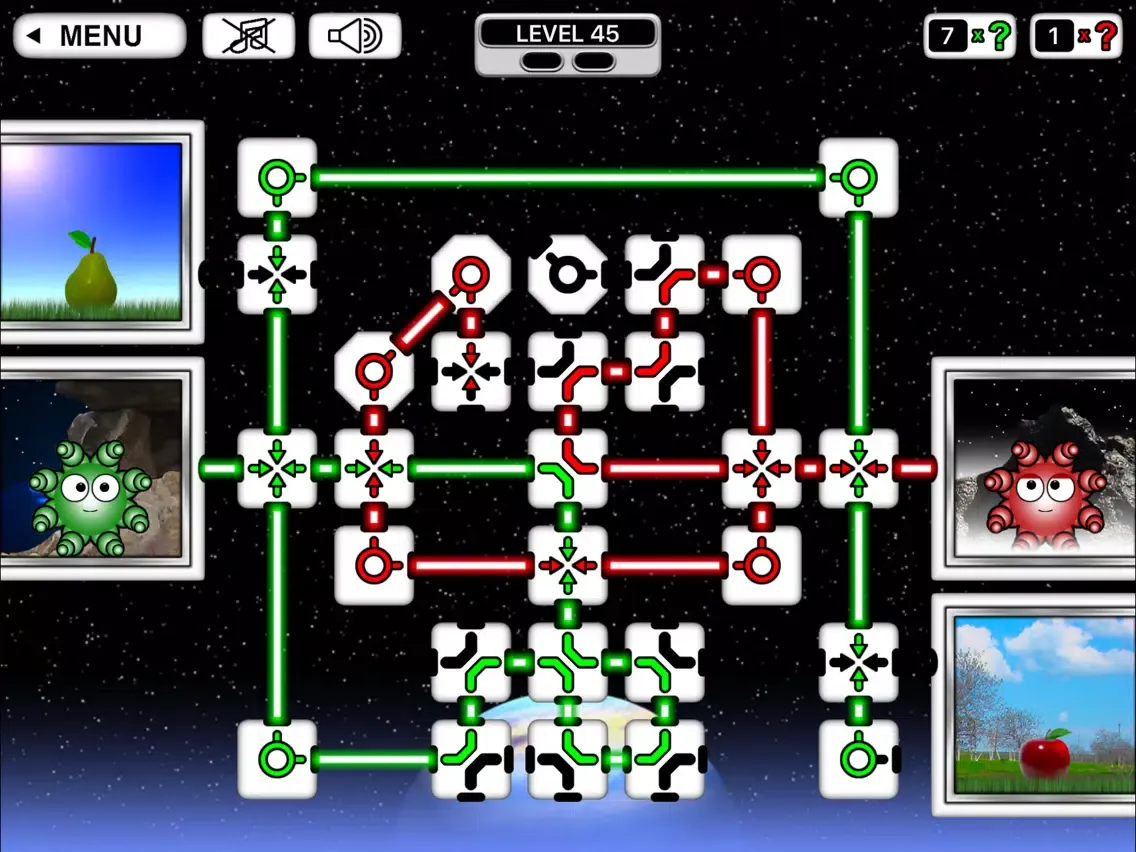 Capturas de tela do Amid Worlds: Laser Puzzle Game iPad 