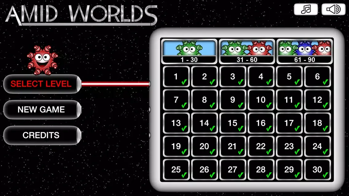 Capturas de tela do Amid Worlds: Laser Puzzle Game