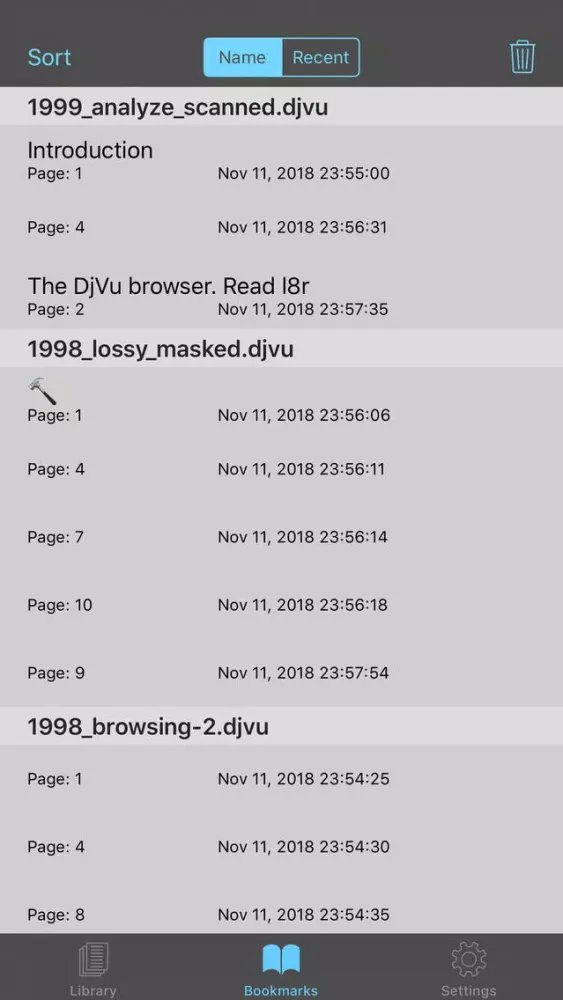 One DjVu Screenshots