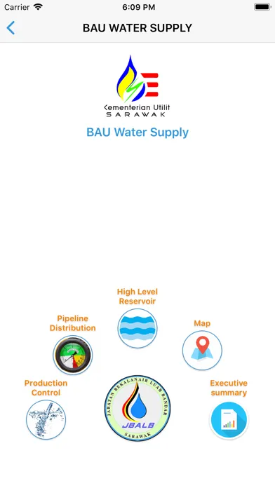 Captures d'écran de JBALB WMS