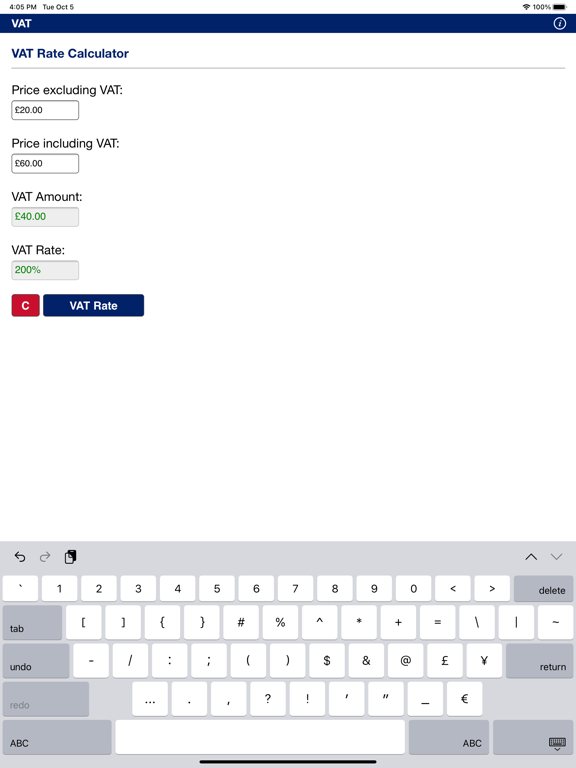 VAT iPad  Ekran Görüntüleri
