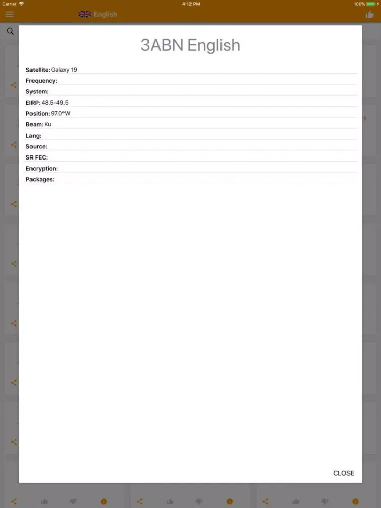 تصاویر Global TV Channels Info iPad 