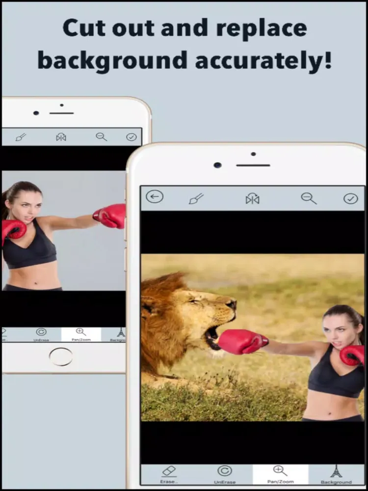Pop Me Out Pro - Erase & Overlay Photo Background iPad  سکرین شاٹس