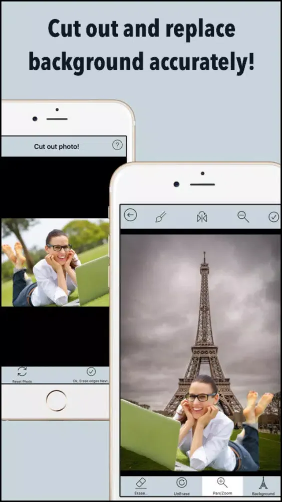 Pop Me Out Pro - Erase & Overlay Photo Background سکرین شاٹس