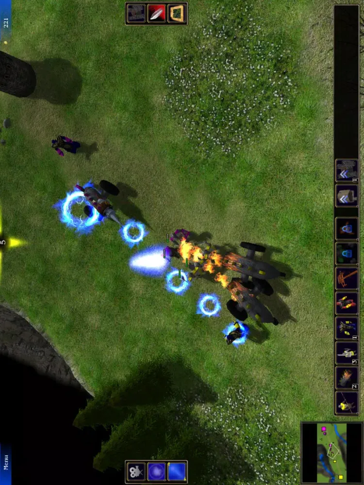 Tangkapan layar Castle Wars: Rush iPad 