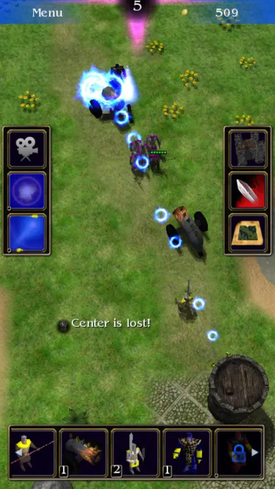 Tangkapan layar Castle Wars: Rush