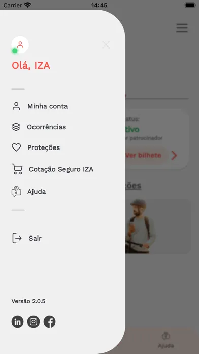 Capturas de pantalla de IZA Seguradora S.A