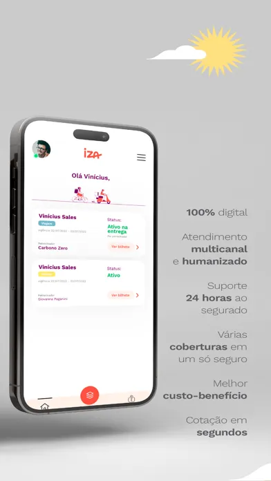 Capturas de pantalla de IZA Seguradora S.A