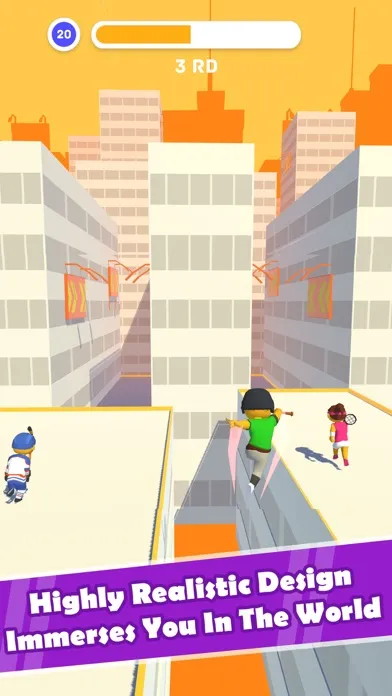 Captures d'écran de Parkour Race - Fun Run Games