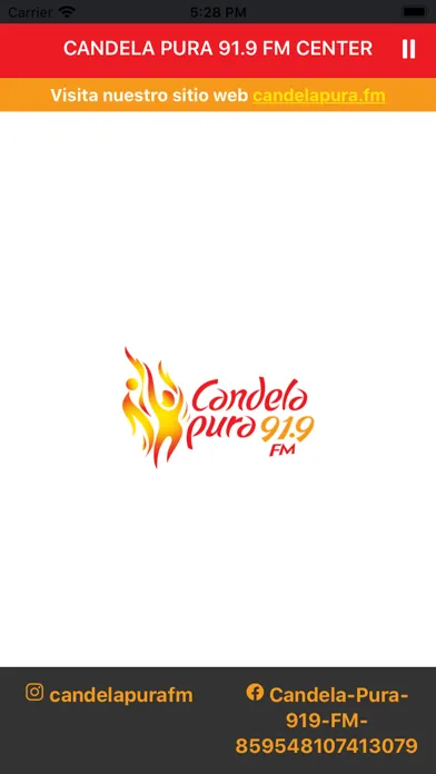 Скриншоты CANDELA PURA 91.9 FM CENTER