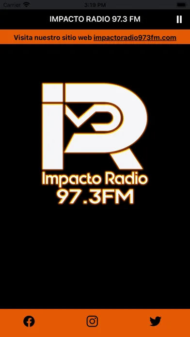Capturas de tela do IMPACTO RADIO 97.3 FM
