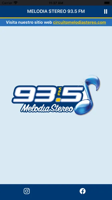 Capturas de pantalla de MELODIA STEREO 93.5 FM