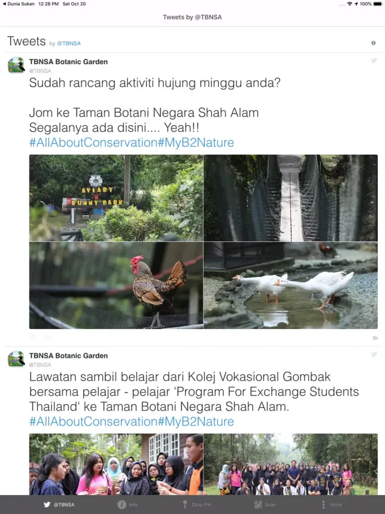 Taman Botani Negara Shah Alam iPad  سکرین شاٹس