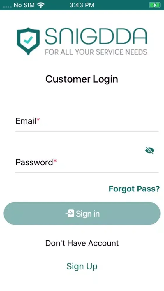 Snigdda Customer应用截图