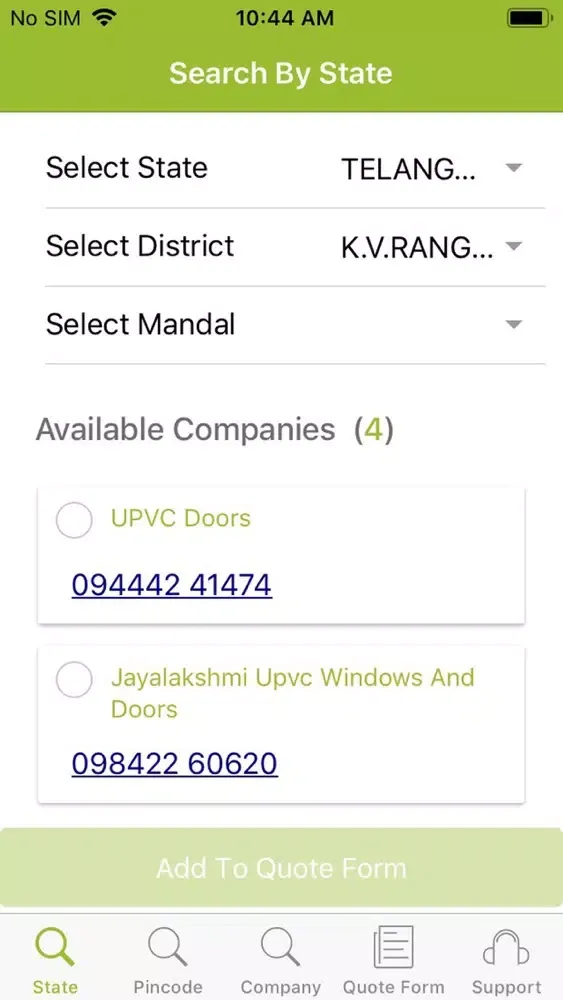 Upvc Manufacturers سکرین شاٹس
