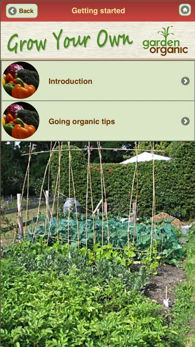 Screenshot di Growing Organic Vegetables