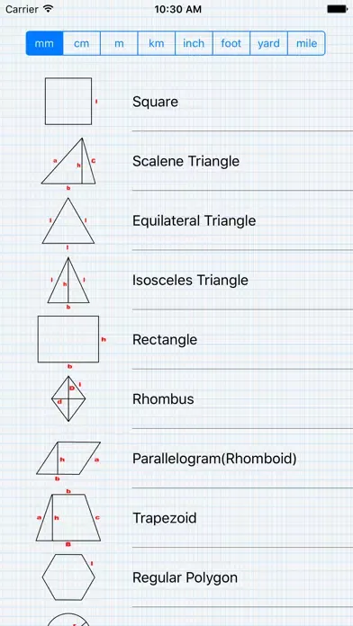 GeometryCalc Screenshots