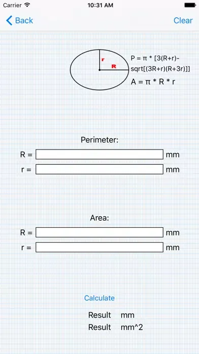 GeometryCalc Screenshots