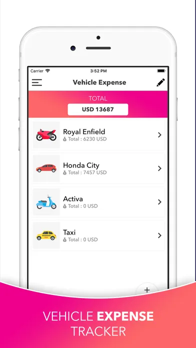 Vehicle Expense Tracker سکرین شاٹس