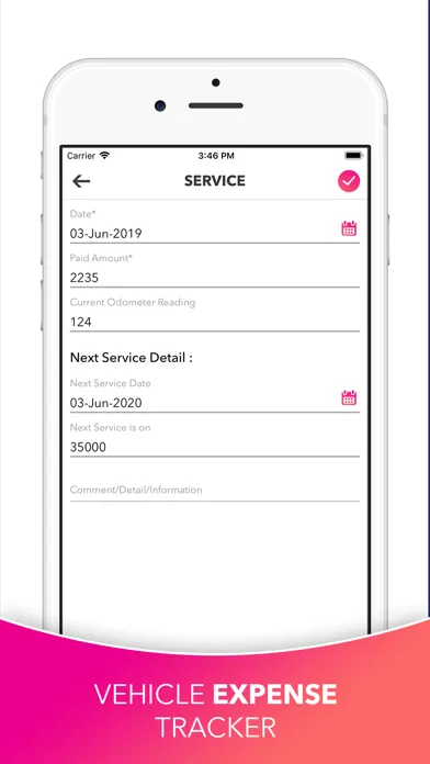 Vehicle Expense Tracker سکرین شاٹس