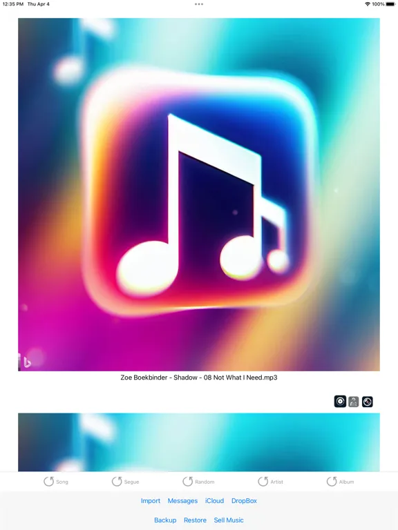 Love Player - MP3 Player iPad  स्क्रीनशॉट