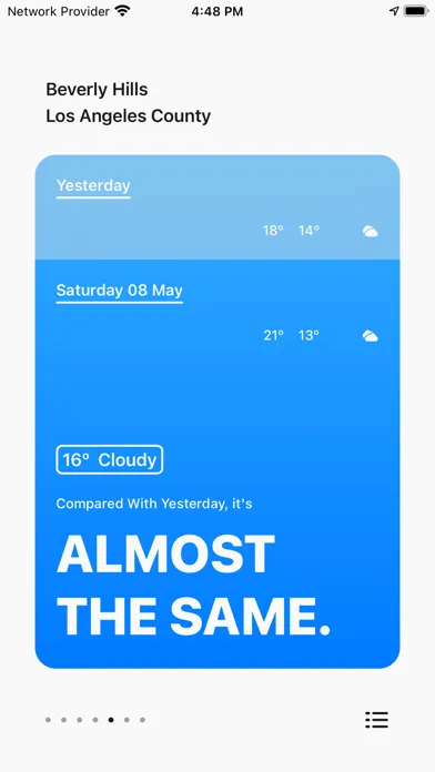 YesterWeather: Feels Comparing Screenshots