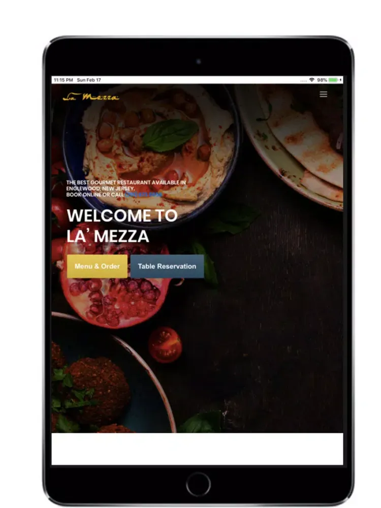 Velo Restaurant iPad  Screenshots