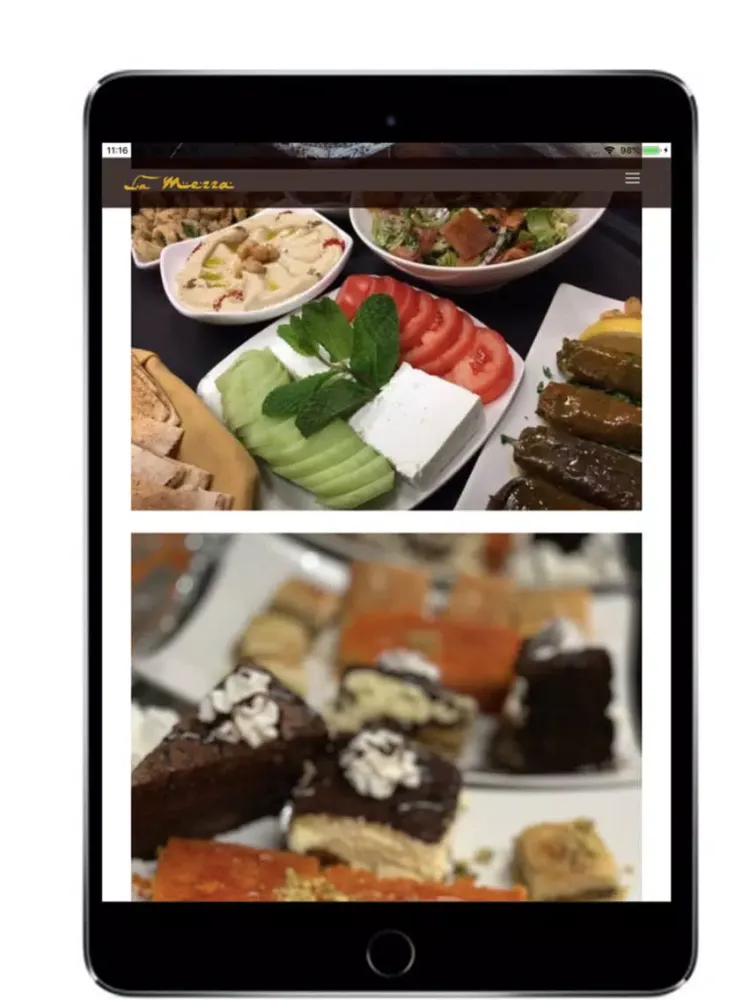 Velo Restaurant iPad  Screenshots