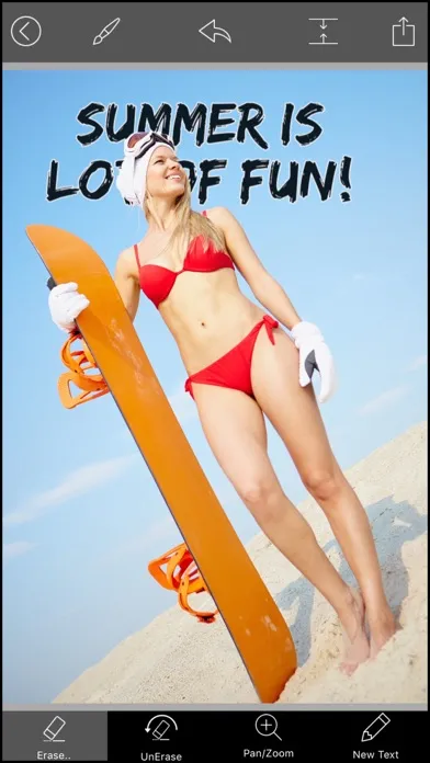 Background Text - Write Behind Your Photos for Creative Typography!应用截图