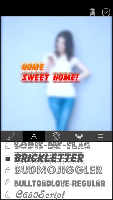 Background Text - Write Behind Your Photos for Creative Typography!应用截图