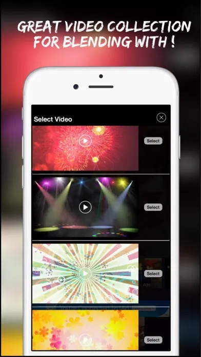 تصاویر Video Blender Free : Blend any two videos or movie clips together instantly!