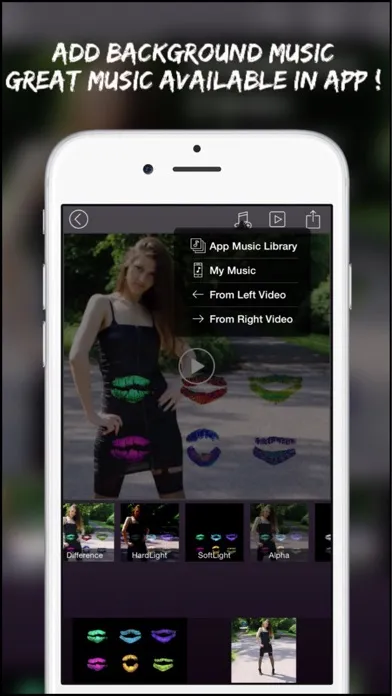 تصاویر Video Blender Free : Blend any two videos or movie clips together instantly!