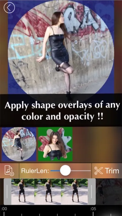 Video Trimmer - Trim multiple portions in your movie clip then merge the clips as one! Screenshots