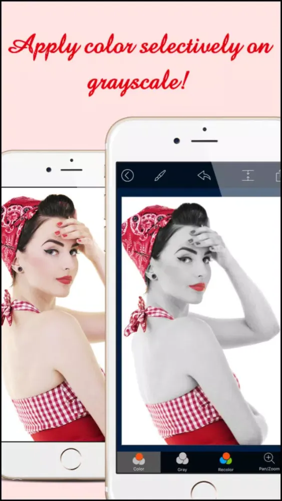 Capturas de pantalla de Photo Recolor Pro - Color Splash Effects on Grayscale Image