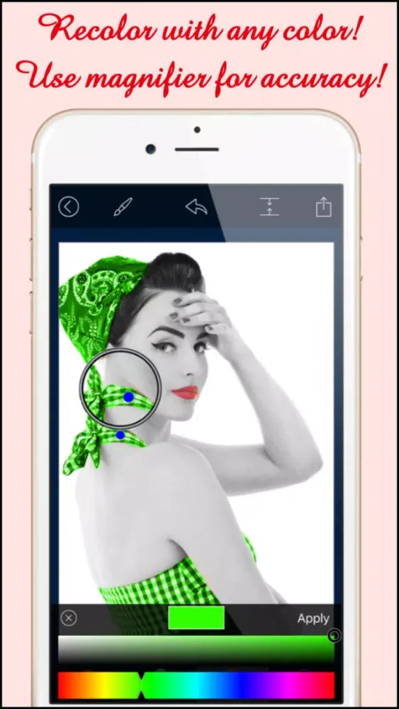 Capturas de pantalla de Photo Recolor Pro - Color Splash Effects on Grayscale Image