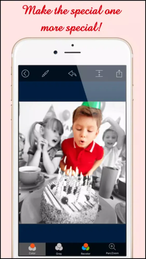 Capturas de pantalla de Photo Recolor Pro - Color Splash Effects on Grayscale Image