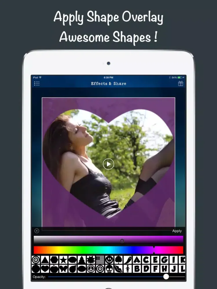 ภาพหน้าจอของ Square Video Pro - Crop videos to square for Instagram or Vine iPad 