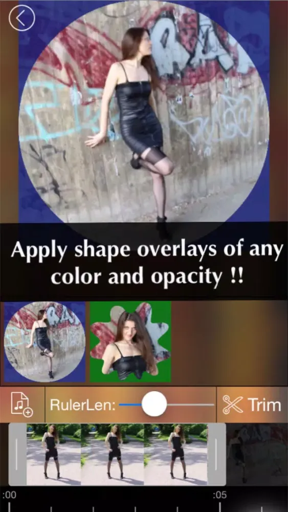 Ảnh chụp màn hình của Video Trimmer Pro - Trim multiple portions in your movie clip then merge the clips as one!